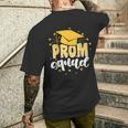 Cool Prom Squad 2024 Prom Graduation Party 2024 Men's T-shirt Back Print Gifts for Him