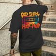 Cool Retro Old School Hip Hop 80S 90S Costume Cassette T-Shirt mit Rückendruck Geschenke für Ihn