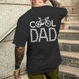 Coole Papa Fahrrad Kette Fahrrad Reitenater Alter Kerl Radfahrer T-Shirt mit Rückendruck Geschenke für Ihn