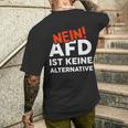 Cooles Mit Spruch Gegen Afd Rassismus Gewalt & Hass T-Shirt mit Rückendruck Geschenke für Ihn