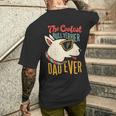 The Coolest Bull Terrier Dad Ever Dog Dad Dog Owner Pet Men's T-shirt Back Print Gifts for Him