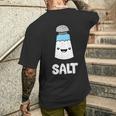 Costume De Sel Assorti Couple De Poivre Et De Sel T-shirt imprimé au dos Cadeaux pour lui
