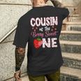 Cousin Of The Berry Sweet One Strawberry First Birthday Men's T-shirt Back Print Gifts for Him