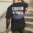 Cousin Of Rookie 1 Years Old Team 1St Birthday Baseball Men's T-shirt Back Print Gifts for Him
