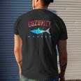 Cozumel Mexico Shark Scuba Diver Snorkel Diving Spring Break Mens Back Print T-shirt Gifts for Him