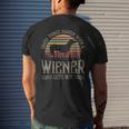 Crazy Things Happen When A Wiener Gets Out Dachshund V2 Mens Back Print T-shirt Gifts for Him