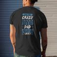 Crazy Track & Field Dad Everyone Warned You About Mens Back Print T-shirt Gifts for Him