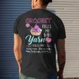 Crochet Yarn Fills My Days Yarn Fills My Men's T-shirt Back Print Gifts for Him