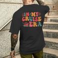 In My Cruise Era Cruise Family Vacation Trip Retro Groovy Men's T-shirt Back Print Gifts for Him