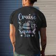 Cruise Squad 2024 Matching Family Vacation Family Cruise Men's T-shirt Back Print Gifts for Him