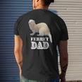 Cute Albino White Ferret Dad Ferrets Lover Kids Mens Back Print T-shirt Gifts for Him