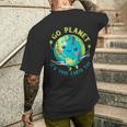 Cute Earth Day 2024 Men's T-shirt Back Print Gifts for Him