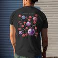 Cute White And Red Blood Cells Components Of Blood Men's T-shirt Back Print Gifts for Him