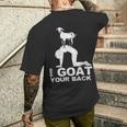 Cute Goat Yoga I Goat Your Back With Yoga Pose Men's T-shirt Back Print Gifts for Him
