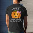 Cutest Pumpkin In The Patch Halloween Thanksgiving V5 Mens Back Print T-shirt Gifts for Him