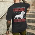 Dackel Hund Papa Dackel Hund Besitzer Dackel T-Shirt mit Rückendruck Geschenke für Ihn