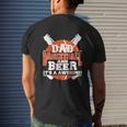 Dad Basketball And Beer Its A Awesome Mens Back Print T-shirt Gifts for Him