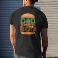 Dad Bod Cheeseburger Dad Body Hunk Father's Day Mens Back Print T-shirt Gifts for Him