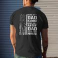 Being A Dad Is A Choice Being An Army Dad Is A Privilege Mens Back Print T-shirt Gifts for Him