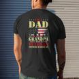 I Am A Dad A Grandpa And A Veteran Father's Day Mens Back Print T-shirt Gifts for Him