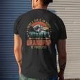 Being A Dad Is An Honor Being A Grandpop Is Priceless Mens Back Print T-shirt Gifts for Him
