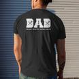 Dad The Man The Myth The Grill Master Happy Father's Day Mens Back Print T-shirt Gifts for Him