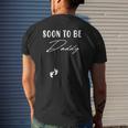 Dad Soon To Be Daddy Father's Day First Time Pregnant Kids Mens Back Print T-shirt Gifts for Him