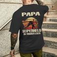 Dad Superhero Im Wahren Leben Dad Father T-Shirt mit Rückendruck Geschenke für Ihn