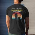 The Dadalorian This Is The Way Father Star Dad Mando Wars Mens Back Print T-shirt Gifts for Him