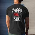 Daddy Bug Ladybug For Daddy Mens Back Print T-shirt Gifts for Him