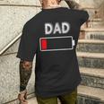 Daddy Low Batterie – Pour Père Sans Fil Assorti T-shirt imprimé au dos Cadeaux pour lui