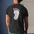 Daddy I May Just Be A Bump Dad To Be Father's Day Mens Back Print T-shirt Gifts for Him