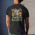 Daddy Of The Wild Zoo Safari Jungle Animal Mens Back Print T-shirt Gifts for Him