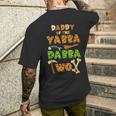 Daddy Of The Yabba Dabba Two Ancient Times 2Nd Birthday Men's T-shirt Back Print Gifts for Him