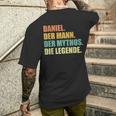 Daniel Slogan T-Shirt mit Rückendruck Geschenke für Ihn