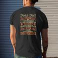 Dear Dad Love Your Forever Sheepadoodle Mens Back Print T-shirt Gifts for Him
