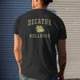 Decatur High School Bulldogs Premium C1 For Dog Lovers Mens Back Print T-shirt Gifts for Him