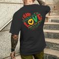 I Have Decided To Stick With Love Mlk Black History Month Men's T-shirt Back Print Gifts for Him