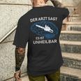 Der Arzt Sagt Es Ist Unheilbar Chainsaw T-Shirt mit Rückendruck Geschenke für Ihn