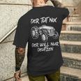 Der Tut Nix Der Will Nur Deutz Der Tut Nix Der Will Nur Deutz T-Shirt mit Rückendruck Geschenke für Ihn