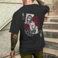 Poker Vintage As De Pique King & Queen Edition T-shirt imprimé au dos Cadeaux pour lui
