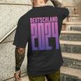 Deutschland 2024 Fan Love Diversity Germany Fanartikel Pride T-Shirt mit Rückendruck Geschenke für Ihn