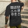 Die Ich In Meiner Freizeit Mache Quail T-Shirt mit Rückendruck Geschenke für Ihn