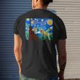 Dinosaur Lover Dinosaur ArtRex Art Dinosaur Men's T-shirt Back Print Gifts for Him