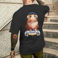 Divertido Conejillo De Indias Y Amante De Losideojuegos Esponjoso Cavy Gamers Camiseta Hombre Estampado Espalda Regalos para él