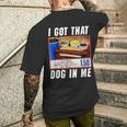 I Got That Dog In Me Hot Dog Men's T-shirt Back Print Gifts for Him