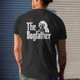 The Dogfather Beagle Dog Dad Father's Day Mens Back Print T-shirt Gifts for Him