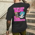 Dolfin In My Bum Bag Honk Party Outfit Malle Isi T-Shirt mit Rückendruck Geschenke für Ihn