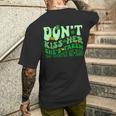 Dont Kiss Her She's St Taken Patrick's Day Couple Matching Men's T-shirt Back Print Gifts for Him