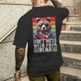 Don't Mess With Papa Bear Vintage Papa Bear Father's Day Men's T-shirt Back Print Gifts for Him Don't Mess With Papa Bear Vintage Papa Bear Father's Day Men's T-shirt Back Print Gifts for Him